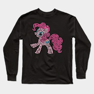 Wordy Pinkie Pie Long Sleeve T-Shirt